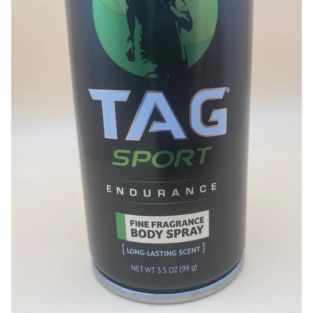 TAG Sport Endurance Fine Fragrance Body Spray 3.5 oz / 99 g Long Lasting Scent